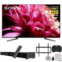 Sony XBR-75X950G 75-Inch Class BRAVIA 4K HDR UHD Smart TV (2019) w/Soundbar Bundle Includes, Deco Gear Home Theater Surround Sound 31" Soundbar, Flat Wall Mount Kit for 45-90 inch TVs and More