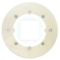Wiremold Legrand 2337A Round Extension Box, Open Base, Ivory