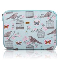 Arvok 13-14 Inch Laptop Sleeve Multi-Color & Size Choices Case/Water-Resistant Neoprene Notebook Computer Pocket Tablet Carrying Bag Cover, Blue Bird