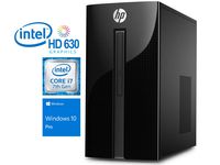 HP 460 Desktop Computer, Intel Quad-Core i7-7700T 2.9GHz Upto 3.8GHz, 32GB RAM, 1TB SSD, DVDRW, HDMI, VGA, Wi-Fi, Bluetooth, Windows 10 Home 64