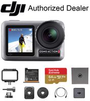 DJI OSMO Action with 64 GB Memory Card - Dual Touch Display Waterproof Digital Action Camera with 4K HD Video 12MP Photos Live Streaming Stabilization