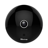 Vimtag F1 Panoramic Smart Camera - 3MP - Night Vision - Smart Motion Detection - Cloud Storage - Multiple Viewing Options - Multi User View - 360 Degrees Viewing - Two-Way Audio