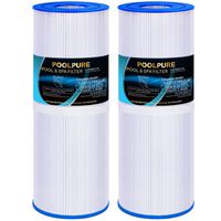 POOLPURE Spa Filter for Hot Tubs Replaces Pleatco PRB25-IN Unicel C-4326 FC-2375, 25 sq ft, Pentair R173434, Waterway 817-5000, Dynamic RDC-25, 5 x 13 Spa Filter, 2 Cartridge