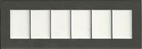 Black 6 Opening Picture Mat Matting for Letter Art, This is for the Mat Only