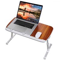 Laptop Table for Bed, Utaxo Laptop Computer Stand, Laptop Bed Desk, Bed Laptop Tray, Angle and Height Adjustable Laptop Notebook Holder  
