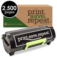 Print.Save.Repeat. Lexmark 601 Remanufactured Toner Cartridge for MX310, MX410, MX510, MX511, MX610, MX611 [2,500 Pages]
