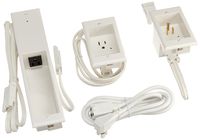 PowerBridge ONE-CK Single Outlet for TV and Sound-Bar Recessed In-Wall Cable Management System Kit (ONESB-CK)