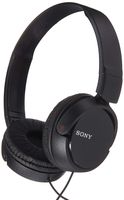 Sony MDR-ZX110AP Extra Bass Smartphone On-Ear Headphones Headset with Mic (Black)