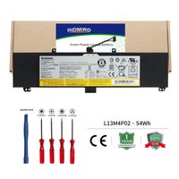Indmird New OEM L13M4P02 (7.4V 54Wh 7400mAh) Replacement Laptop Battery Compatible with Lenovo L13M4P02, L13L4P01, L13N4P01,121500250, Lenovo Erazer Y50 Y50-70 Y50-80 Y50P Y50P-70 Y70 Y70-70 Series