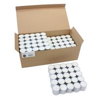 Stonebriar 6-7 Hour Long Burning Unscented Tea Light Candles, 300 Pack, White