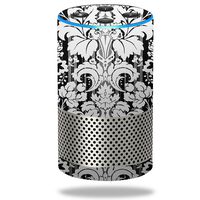 MightySkins Skin Compatible with Amazon Echo (2nd Gen) - Floral Retro | Protective, Durable, and Unique Vinyl Decal wrap Cover | Easy to Apply, Remove, and Change Styles | Made in The USA