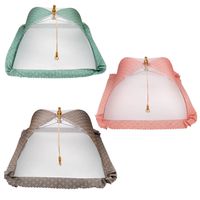 (3 Pack) Esfun Large Premium Quality Food Covers Nets for Outdoors & Picnics,17 inch,Reusable and Collapsible Pop-up Mesh Screen Food Covers Umbrella Keep Out Flies, Bugs, Mosquitoes