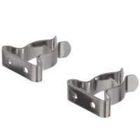 Seachoice 72011 Spring Clamps - Pack of 2 - Polished Stainless Steel - 5/8 to 1-1/4 Inch Size