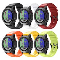 Junboer Compatible Garmin Fenix 5 Straps Band, Easy Fit 22mm Width Soft Silicone Watch Bands Sport Replacement for Garmin Fenix 5/Fenix 5 Plus/Forerunner 935/Fenix 6/Fenix 6 Pro (Not Fit Fenix 5X 5S)