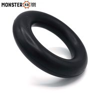 Ultra-Durable Chew Toy - Lifetime Replacement Guarantee - Tested by Pitbulls, German Shepherds, & other Aggressive Chewers & Large Dogs - Tough Strong Durable Natural Rubber - 100% Safe & Non-toxic