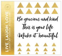 2019 Wall Calendar, Live, Laugh, Love
