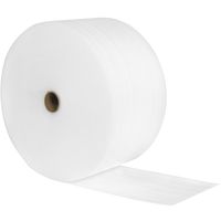 Aviditi Polyethylene UPSable Perforated Air Foam Roll, 350' L x 24" W x 1/8" H, White (FWUPS18S24P)