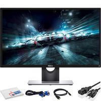Dell SE2417HG 23.6" 16:9 LCD Monitor (SE2417HG) (Renewed) with HDMI Cable and Microfiber Cleaning Cloth