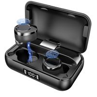 Bluetooth Headphones 5.0 True Wireless Earbuds Deep Bass HiFi Stereo Sound 30H Playtime Bluetooth Earphones in Ear Binaural Call Headset with Charging Case and Built in Mic for Sports Running