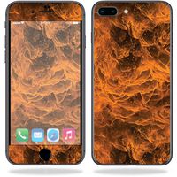 MightySkins Skin Compatible with Apple iPhone 8 Plus - Burning Up | Protective, Durable, and Unique Vinyl Decal wrap Cover | Easy to Apply, Remove, and Change Styles | Made in The USA