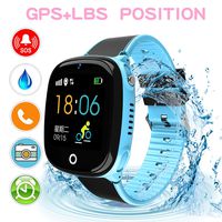 Kids Smartwatch with GPS Tracker, Kids Smart Watch Phone Waterproof Sports Watch 1.44'' HD Touch Screen Anti-Lost SOS Call Phone with Alarm Clock Camera Game Boys Girls Christmas Birthday Gift(Blue)