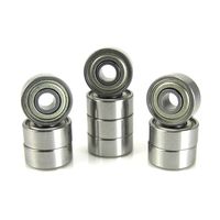 1/8x3/8x5/32 Precision ABEC 3 Ball Bearings Metal Shields (10) R2-ZZ