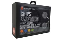 Outdoor Tech OT0552 Rugged Wireless Exoskeleton, Wick-Fit Beanie, K-Roo Pouch Helmet Audio kit, Multi