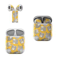 Skin Decals for Apple AirPods - Owls - Sticker Wrap Fits 1st and 2nd Generation