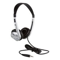 Egghead Stereo School Headphone with Leatherette Ear Cushion, Black, EGG-IAG-1008-SO