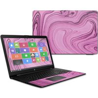 MightySkins Skin Compatible with HP 17t Laptop 17.3" (2017) - Pink Thai Marble | Protective, Durable, and Unique Vinyl Decal wrap Cover | Easy to Apply, Remove, and Change Styles | Made in The USA