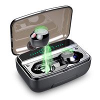 Wireless Earbuds, IPX8 Waterproof Bluetooth 5.0 Headphones with Mic, 150H Playtime in-Ear, 3500mAh LED Charging Case, Hi-Fi Stereo, Auto-Pair& Touch-Control, True Wireless Noise Canceling for Sports