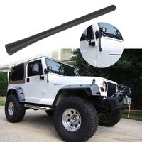 MFC 7" Stubby Reflex Antenna for Jeep Wrangler JK 2007-2018 & Jeep Wrangler JL 2018-2020 & Jeep Wrangler TJ 1997-2006 for Optimized FM/AM Reception
