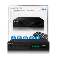 Analog to Digital TV Converters Box-UBISHENG U-003 for Analog HDTV Live 1080P ATSC Converters with PVR Recording-Playback,HDMI Output,Timer Setting LED Display HDTV Set Top Box Digital Channel Free