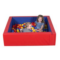Children's Factory Corral Ball Pool, 53" by 53" by 12" - Foam Ball Pit Provides Multisensory Stimulation and Encourages Social Interaction, Includes 500 Balls - Sturdy, Easy to Assemble and Keep Clean
