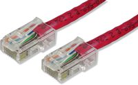 Lynn Electronics CAT6-10-RD 10-Feet Patch Cable without Boots, Red, 5-Pack