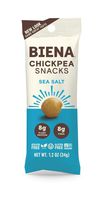 BIENA Chickpea Snacks, Sea Salt, SIngle Serve Packs, 1.2 Ounce, 10 Count