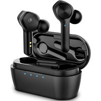 LASUNEY Bluetooth 5.0 True Wireless Earbuds with Charging Case for iPhone Android, 50H Cyclic Playtime Waterproof Hi-Fi APT-X CVC8.0 TWS Stereo Headphones with mic, in-Ear Earphones Headset for Sport