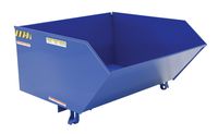 Vestil H-100-LD Low Profile Light Duty 90 Degree Self-Dumping Hopper, Steel, 49" Width, 28" Height, 51-1/4" Depth, 2000 lbs Capacity