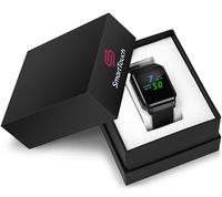 Smart Touch KW06 Smart Watch w/Built-in Camera (Android 5.1) Bluetooth Fitness Tracker, Heart Rate & Sleep Monitor, Pedometer | IP68 Waterproof, LCD Touchscreen | Men, Women