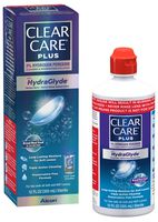 Clear Care Plus Cleaning and Disinfecting Solution with Lens Case, 12-Ounces
