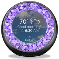 MightySkins Skin Compatible with Amazon Echo Spot - Stained Glass | Protective, Durable, and Unique Vinyl Decal Wrap Cover | Easy to Apply, Remove, and Change Styles | Made in The USA