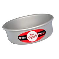 Fat Daddio's PRD-62 Round Cake Pan, 6 x 2 Inch, Silver