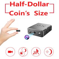 Smallest Spy Camera Wireless Hidden, RETTRU Mini HD 1080P Small Micro Covert Nanny Camera with Night Vision and Motion Detection for Home Office Car Dash Security Surveillance Indoor/Outdoor Spying