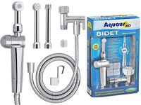 RinseWorks - Aquaus 360 Patented Hand Held Bidet Sprayer - NSF cUPC Certified for Legal Installation - 2 Backflows - Dual Pressure Controls - StayFlex Hose - 3 to 11 Inch Spray reach - 3 Year Warranty