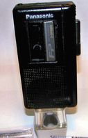 Panasonic RN-102 Micro Cassette Recorder Fast Playback Built In Speaker Blank Tape Included Portable Dictation