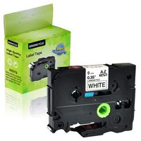 Greencycle 1 PK Black on White Label Tape Compatible for Brother TZe-221 TZ 221 TZe221 TZe 221 P-Touch 9mm 8m 26.2ft PT1130 PT1160 PT1170 PT1700 PT1750 PT1760 PT530 PT550