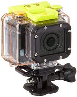 Coleman Conquest2 CX16WP+LCD 1080p 60fps Full HD 16.0 MP Wi-Fi Helmet and Action Camcorder with Streaming LCD Watch and Mount (Black)