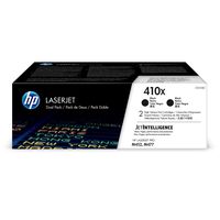 HP 410X | CF410XD | 2 Toner Cartridges | Black | High Yield