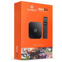 VANKYO MatrixBox X95 Plus 4K Android 8.1 TV Box, Ultra HD DDR4 2GB RAM 32GB ROM TV Streaming Player w/ Amlogic S905Y2 64 Bits Quad Core Processor, H.265/2.4G/5GHz WiFi/USB3.0 Supported