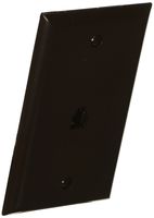 Morris 80012 Single RJ11 4 Conductor Phone Jack Wall Plate, Brown